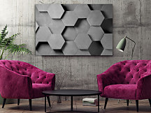 Obraz Betónový šesťuholník 1496